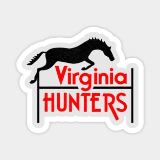 Defunct Virginia Hunters AFA Football 1981 Magnet