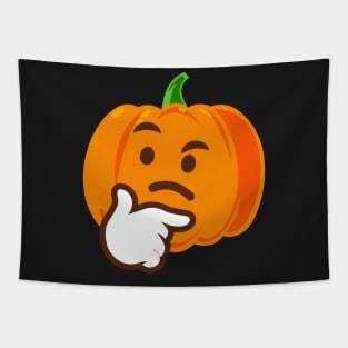 Pumpkin Thinking Tapestry