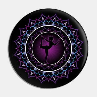 yoga lotus mandala Pin