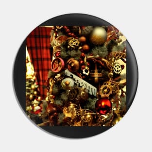 Steampunk Christmas Tree Decorations Pin