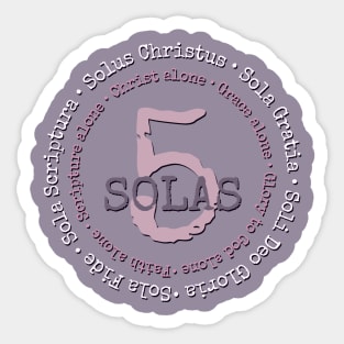 Sola Fide Seal - Decal