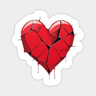 Broken Heart, Fragile Heart Magnet