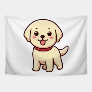 charming yellow labrador retriever Tapestry