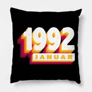 Januar 1992 0 32 Jahren Mann Frau Geburtstag Pillow