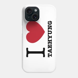 I love BTS Taehyung typography Morcaworks Phone Case