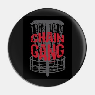 Chain Gang Black Red & Grey Pin
