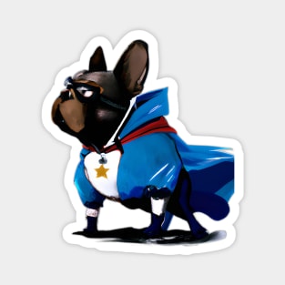 The Legendary Frenchie Avenger Magnet