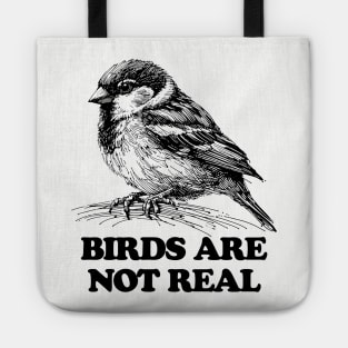 birds arent real, birds aren t real, line art drawing, line art, line drawing, birds are not real, conspiracy theory Tote