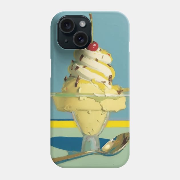 Ice Cream Sundae Phone Case by Walter WhatsHisFace
