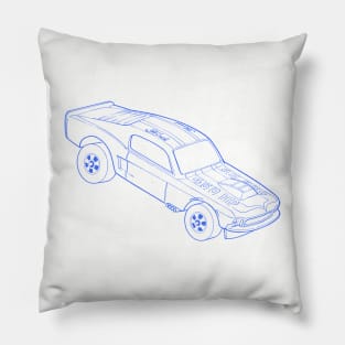 Hot Wheels Mustang Stocker Pillow