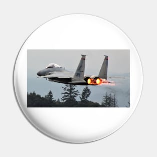 F-15 Eagle in Afterburner Pin