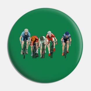 Racing bike race Pin