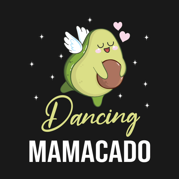 Avocado Dove Flying Happy Day To Me Dancing Mamacado Mother by DainaMotteut