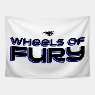 Wheels Of Fury Tapestry