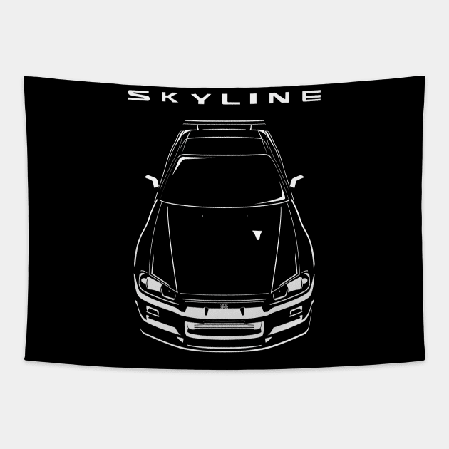 Skyline GTR V Spec R34 Tapestry by jdmart