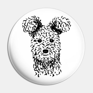 Pumi (Black and White) Pin