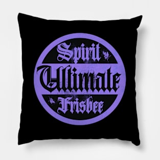 Ultimate Frisbee Purple Spirit Pillow