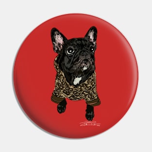 Frenchie Fashion Forward Pin