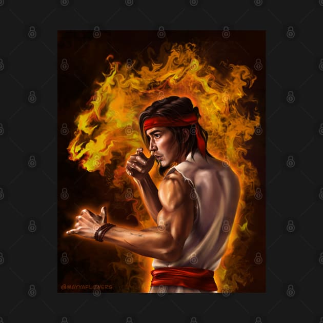 Liu Kang by mayyaflowers