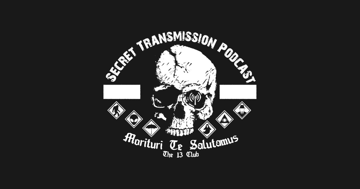 Broken Skull Morituri Te Salutant White T Shirt Secret Transmission Podcast Long Sleeve T Shirt Teepublic