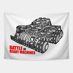 Battle Ready Machine 01 T-shirt Tapestry