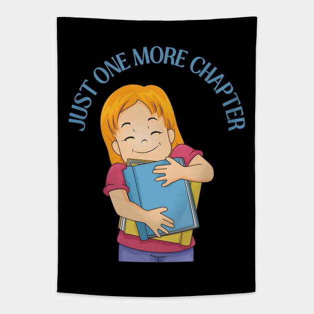 Little sister big sister reading book Just one more chapter I Love Books Bookworm Tapestry by BoogieCreates