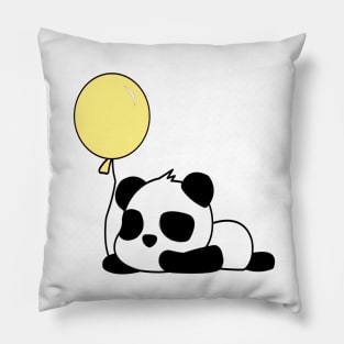 Panda and balloon Pillow