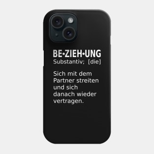 Beziehung Ehe Definition Valtentinstag Geschenk Phone Case