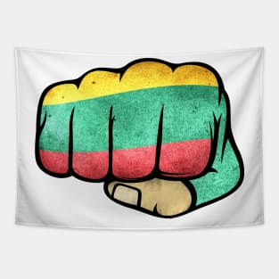 Lietuva Flag, Lithuanian Freedom Fighter wear Tapestry