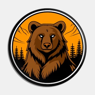 Good Ol Bear Patch with Color Background - If you used to be a Bear, a Good Old Bear too, you'll find the bestseller critter patch design perfect. Pin