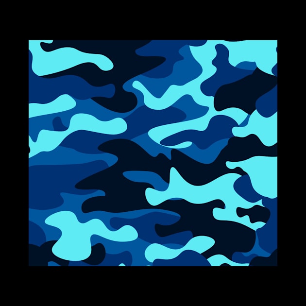 Blue camo Amry by Flipodesigner