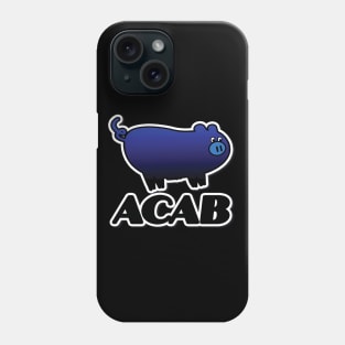 ACAB- blue & black Phone Case