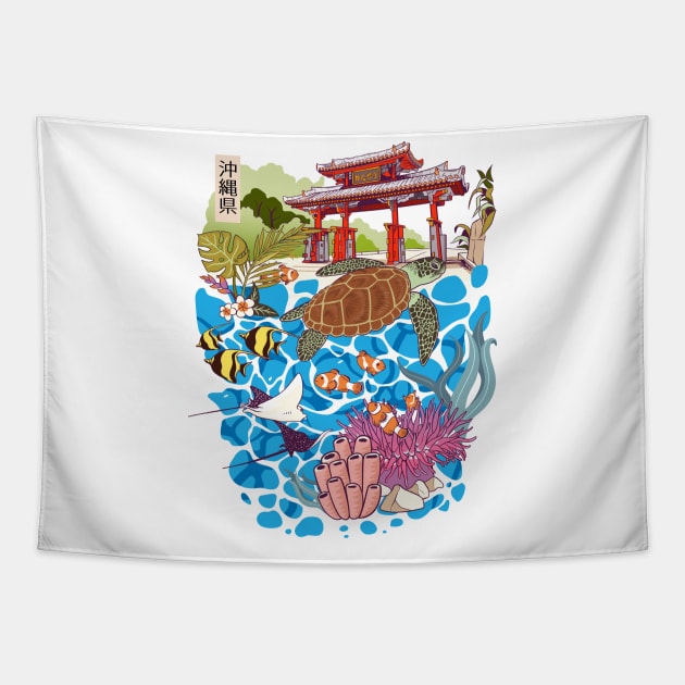 Okinawa Tapestry by Milmino