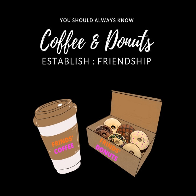 donuts and coffee make friends by kickstart