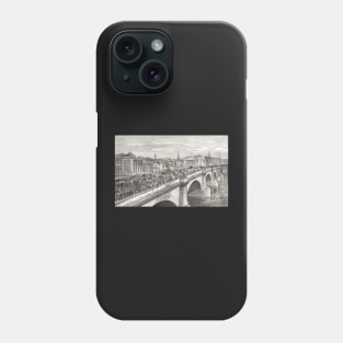 London Bridge in the 19th Century Phone Case