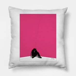 Boy In Da Corner Pink Cover Pillow