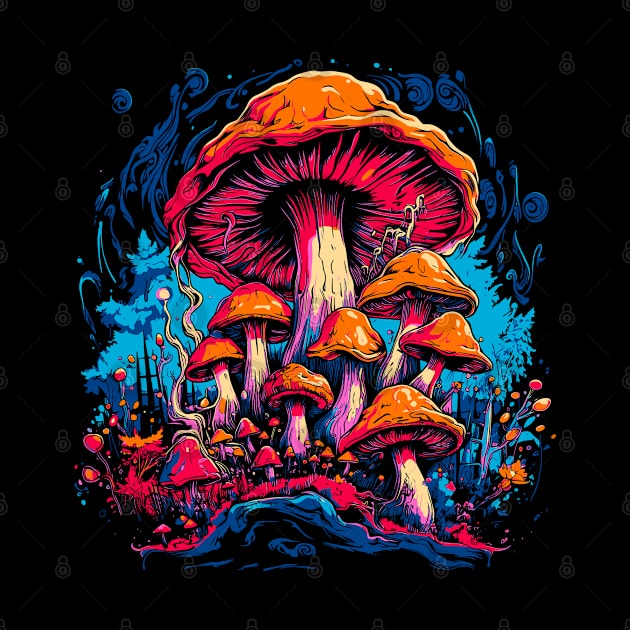 Magic Mushrooms by Vector Deluxe