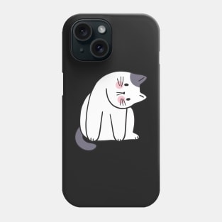 You asleep yet? A Funny sneaky cat Gift Idea Phone Case