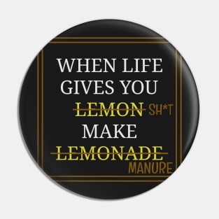 When Life Gives You Lemons - Funny Motivational Quotes Pin