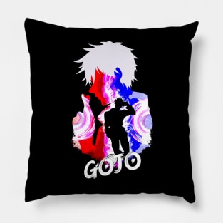 Gojo silhouette Pillow