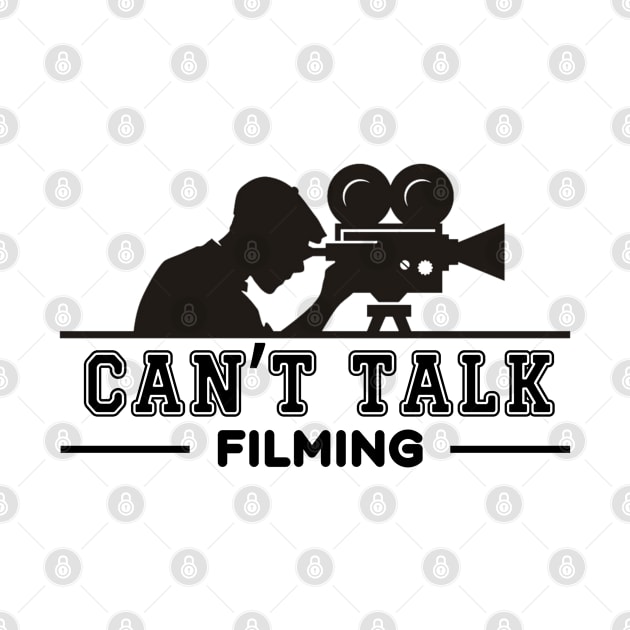 Filmmaker | Can't Talk Filming by WebStarCreative