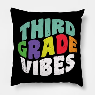 Third Grade Vibes for Back To School Pillow