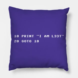 I AM L33T Pillow