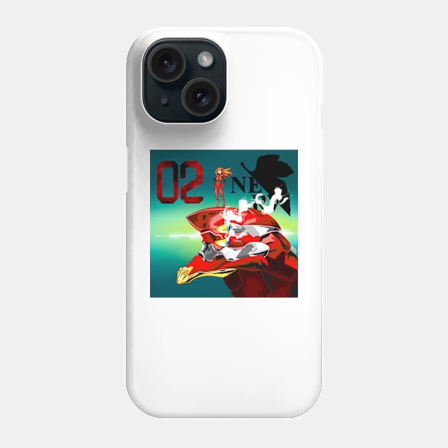 EV 02 Asuka Phone Case by LalART Shop