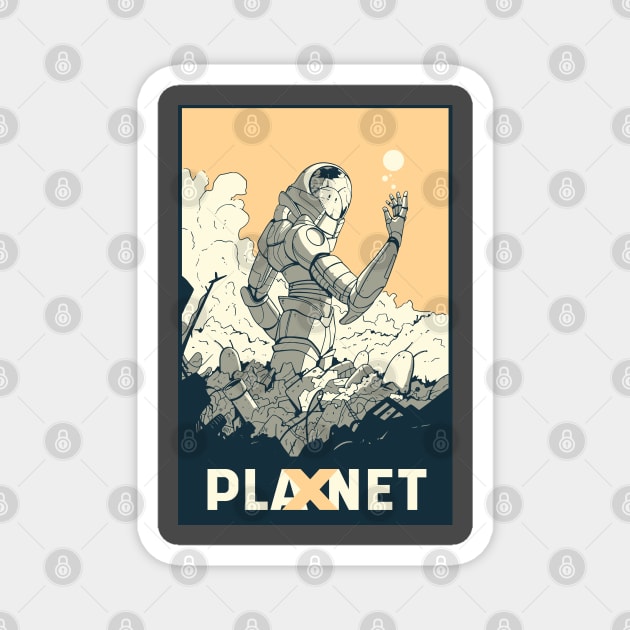 Planet X Magnet by Safdesignx