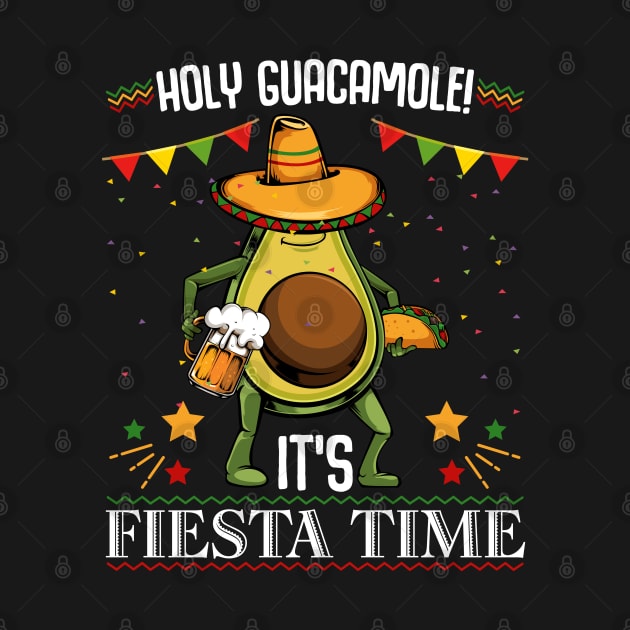 Avocado - Holy Guacamole! It's Fiesta Time - Mexican Sombrero by Lumio Gifts
