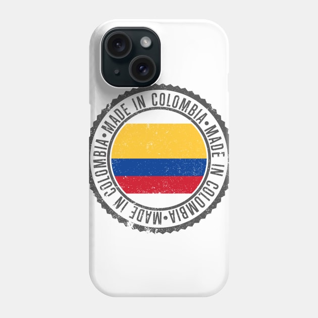 Made in Colombia - vintage design Phone Case by verde