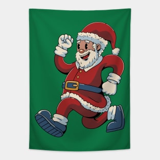 Joyful Santa Claus Tapestry