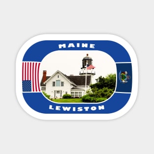 Maine, Lewiston City, USA Magnet
