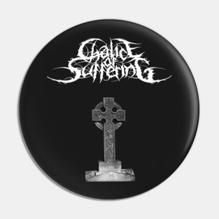 Chalice Of Suffering - Celtic Cross Pin